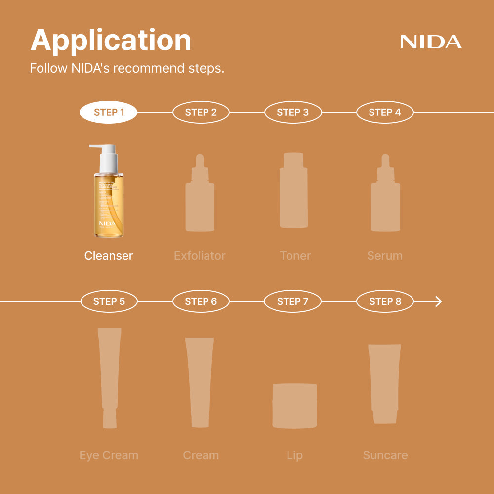 Nida Perfect Clear™ Oil-to-Foam Double Cleanser