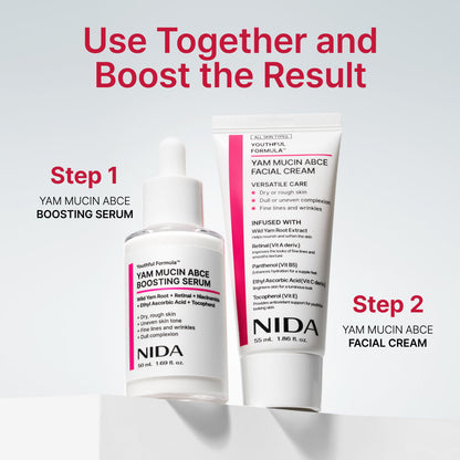 Nida Youthful Formula™ Yam Mucin  ABCE Facial Cream