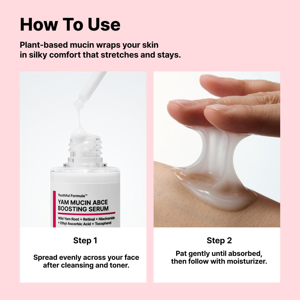 Youthful Formula™ Yam Mucin  ABCE Boosting Serum