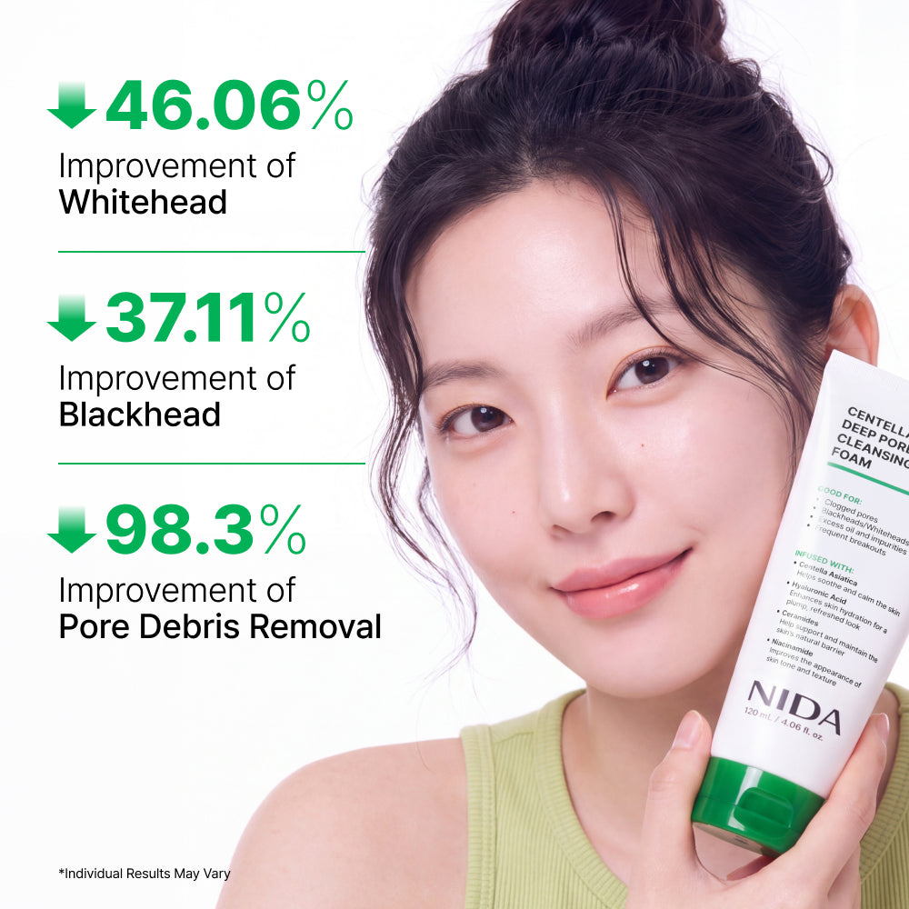 Nida Centella Deep Pore Cleansing Foam
