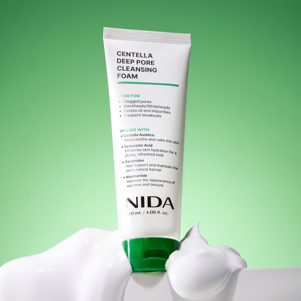 Nida Centella Deep Pore Cleansing Foam