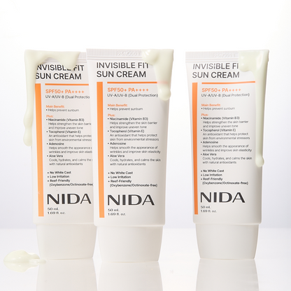 Nida Invisible Fit Sun Cream for Face & Body (Global)