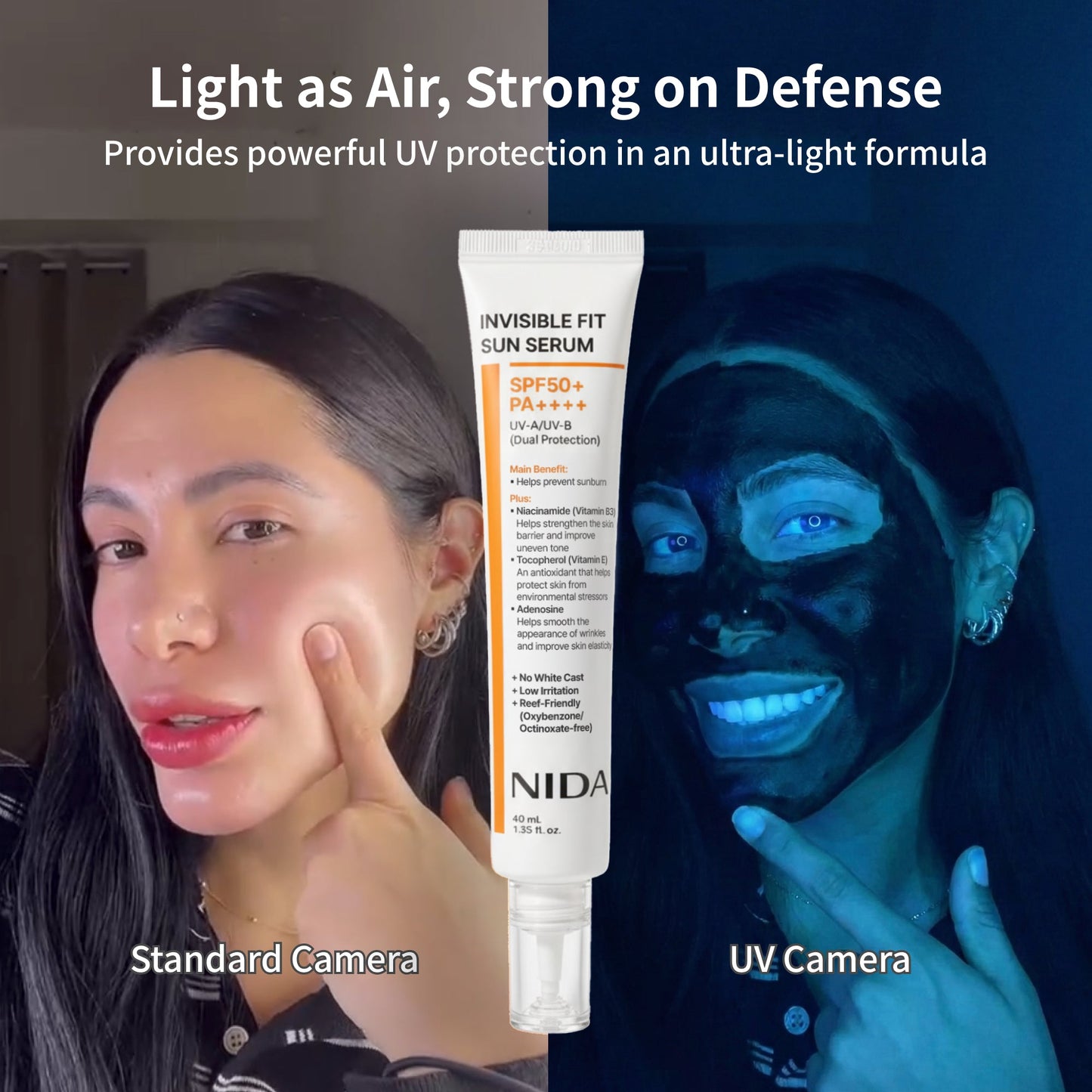 Nida Invisible Fit Sun Serum for Face (Global)