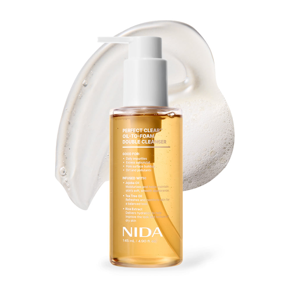 Nida Perfect Clear™ Oil-to-Foam Double Cleanser