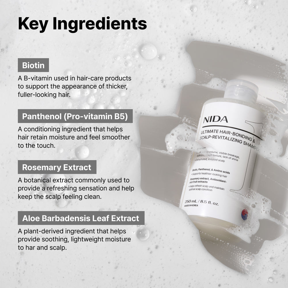 Nida Ultimate Hair-bonding & Scalp-revitalizing Shampoo
