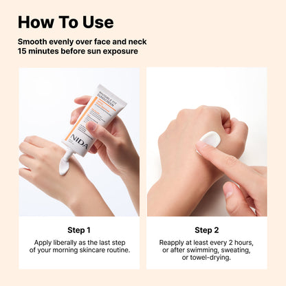 Nida Invisible Fit Sunscreen for Face & Body