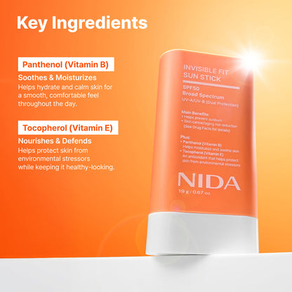 Nida Invisible Fit Sun Stick