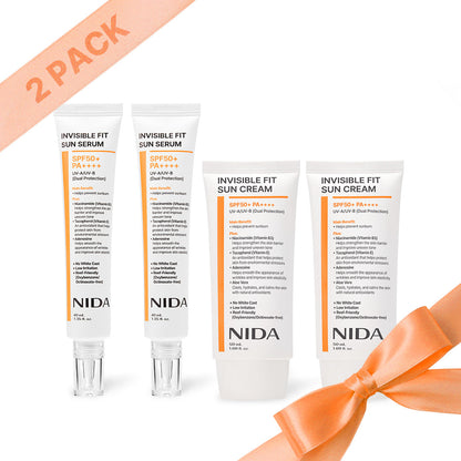 Nida Invisible Fit Sun Duo (Serum & Cream) (Global)