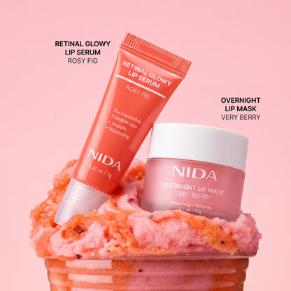 Nida Ultimate Lip Care Set (Lip Serum + Lip Mask)