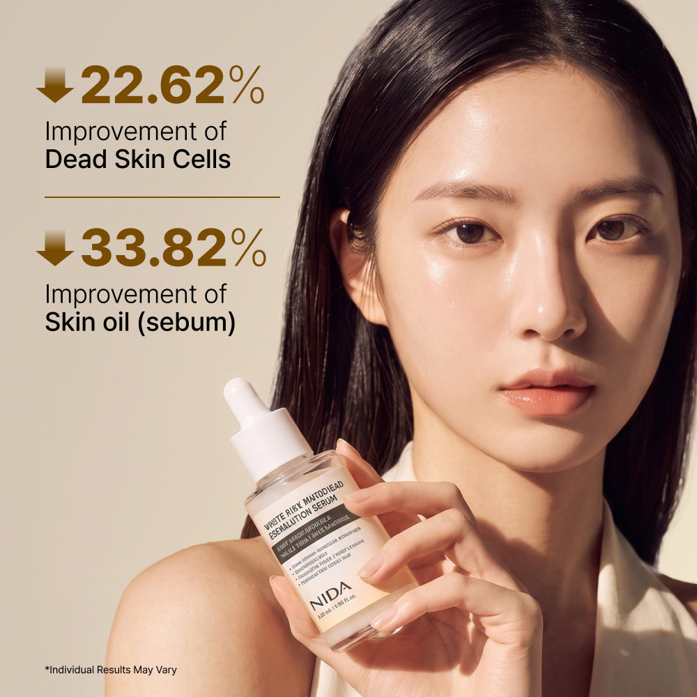 Nida White Black Exfoliating Serum Duo Bundle