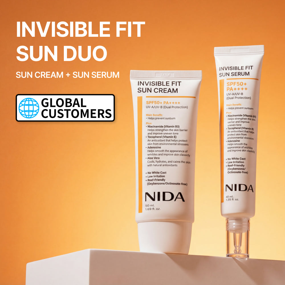 Nida Invisible Fit Sun Duo (Serum & Cream) (Global)