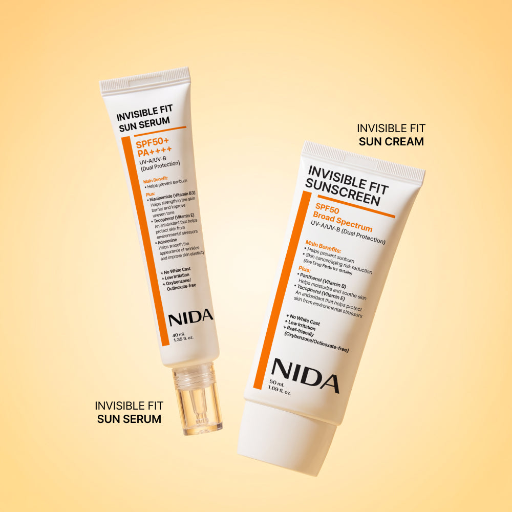 Nida Invisible Fit Sun Duo (Serum & Cream)