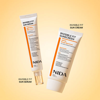 Nida Invisible Fit Sun Duo (Serum & Cream)