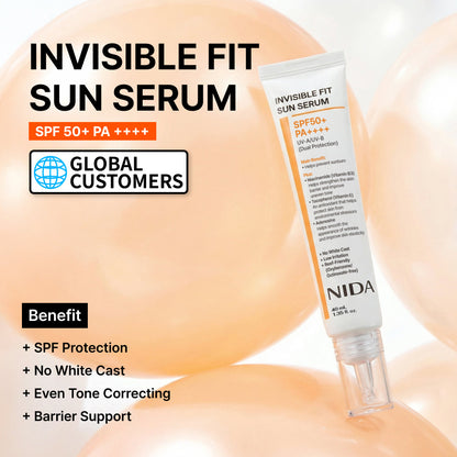 Nida Invisible Fit Sun Duo (Serum & Cream)