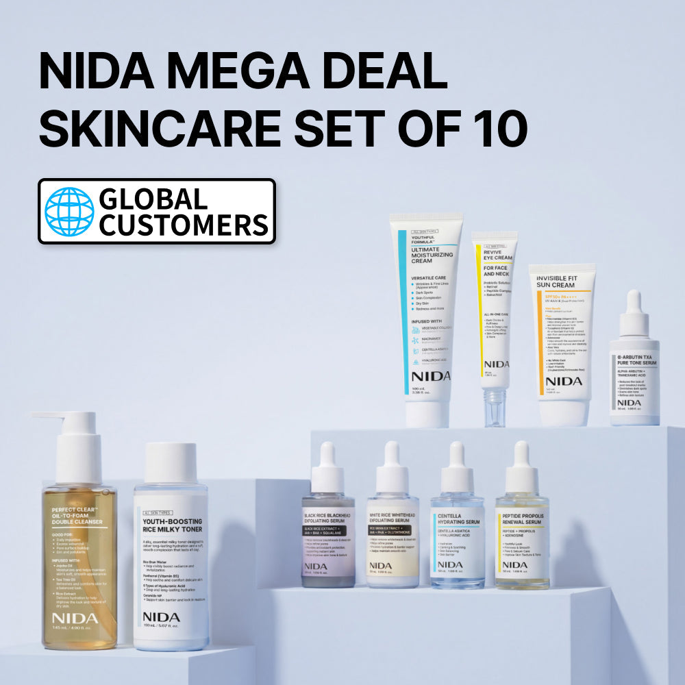 Nida Mega Deal Skincare Set of 10 (Global)