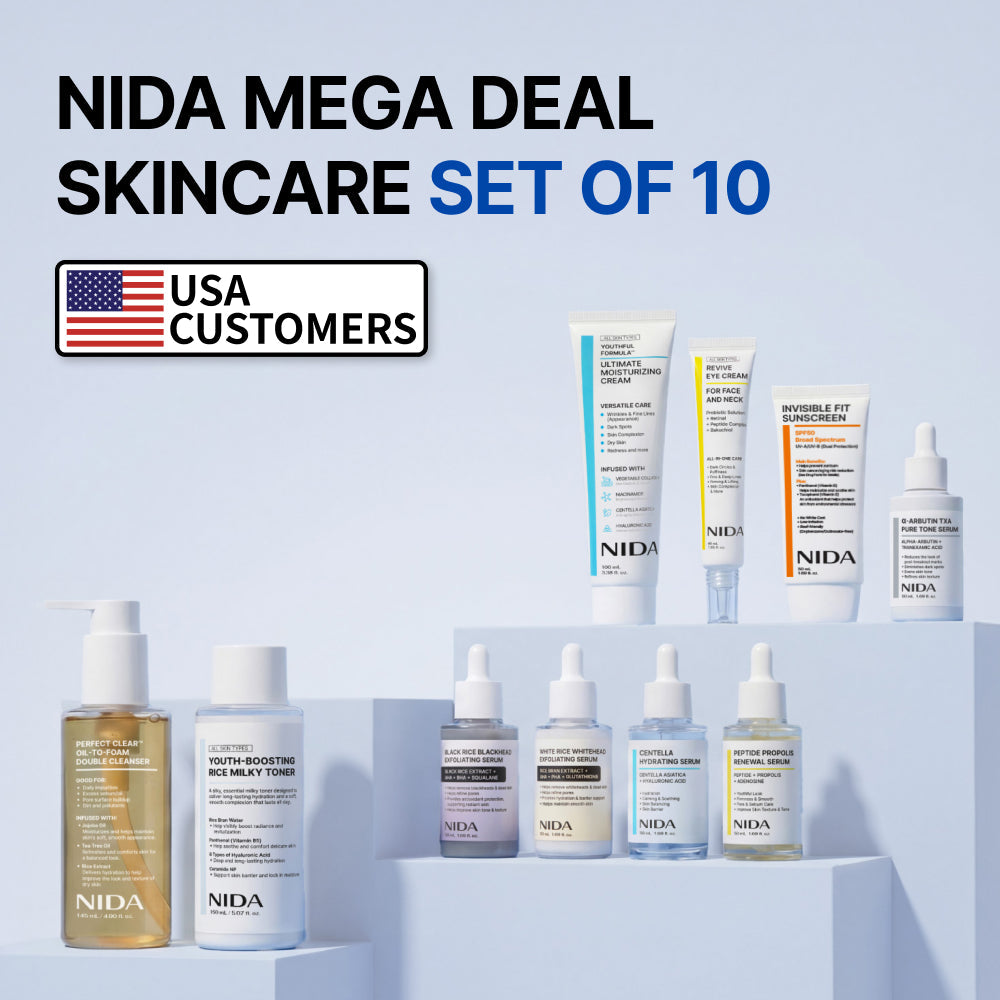 Nida Mega Deal Skincare Set of 10 (US)