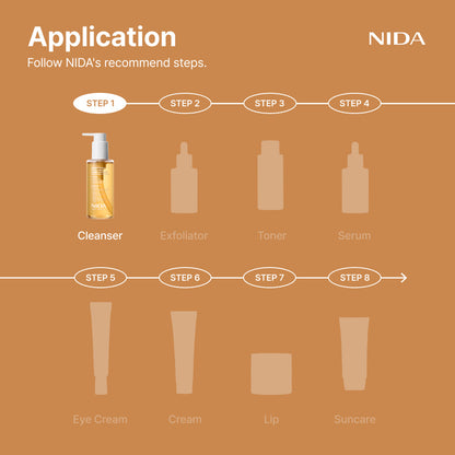 Nida Perfect Clear™ Oil-to-Foam Double Cleanser